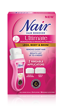Nair™ Ultimate Roll-On Body Wax with 100% Naturally Sourced Rice Bran Oil